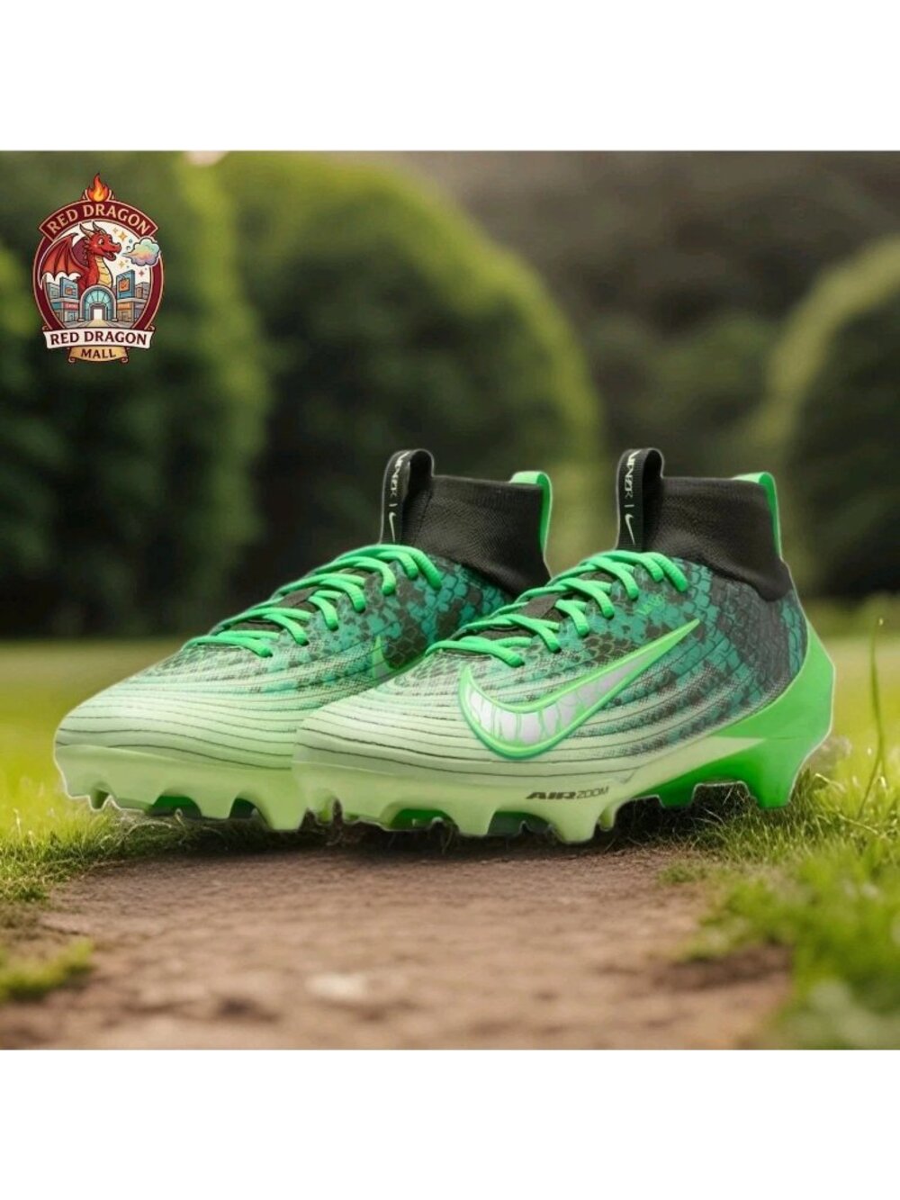 Nike Vapor Pro 1 CeeDee Lamb Football Cleats Green Black IF0108 300 - Men's 10.5